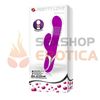 Vibrador con masajeador rotativo para estimular el punto G y carga USB